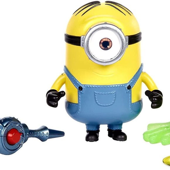 Minions Mischief Makers Stuart Sticky Hand Action Figure Mattel - Picture 4 of 5